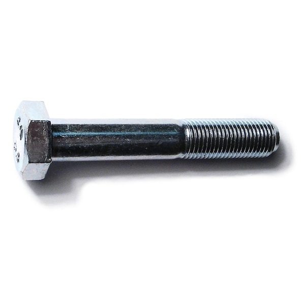 Midwest Fastener Class 8.8, M12-1.25 Hex Head Cap Screw, Zinc Plated Steel, 70 mm L, 15 PK 51364 - main